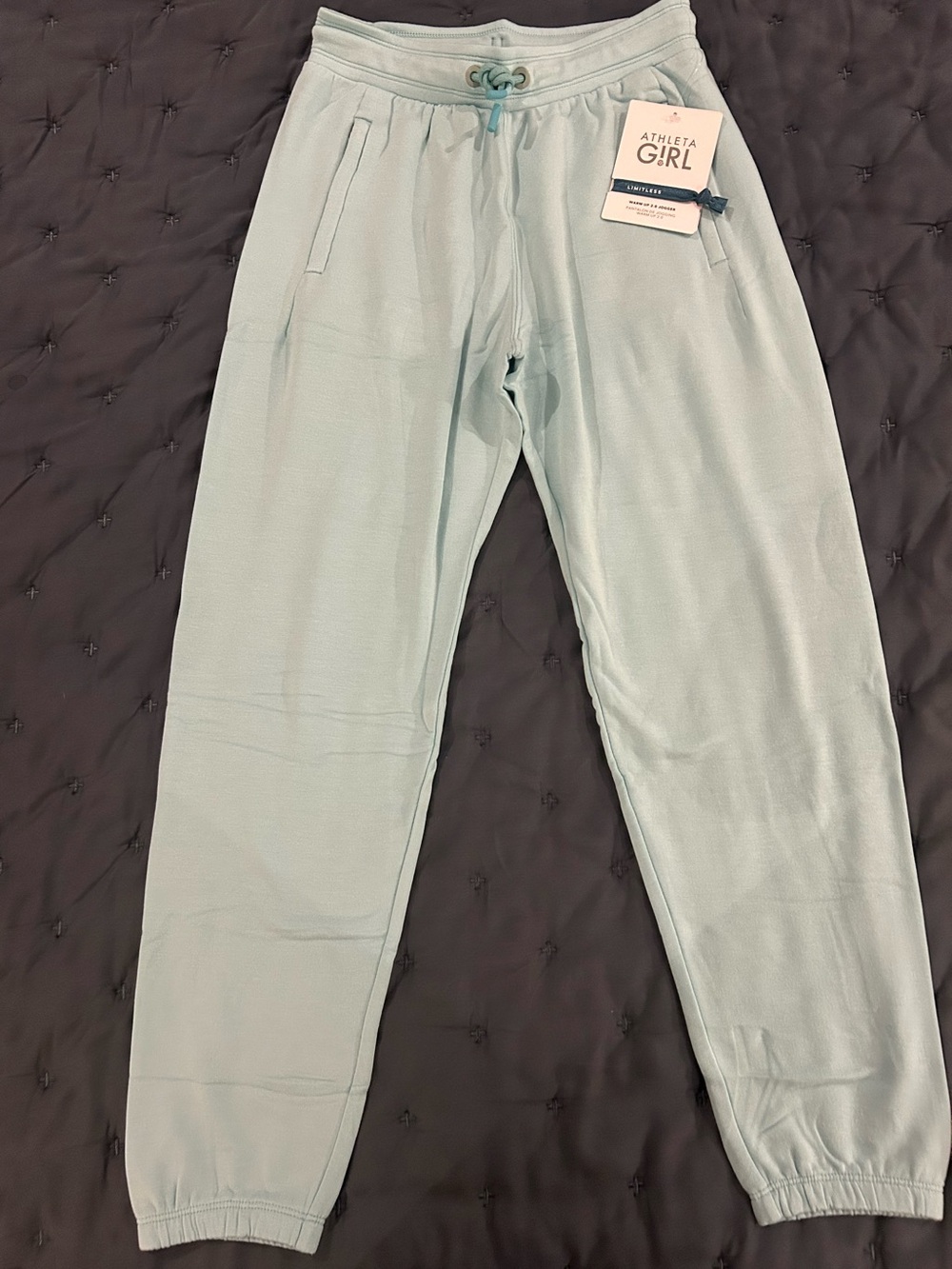 Athleta Girl Warmup 2.0 Joggers - Pastel Blue